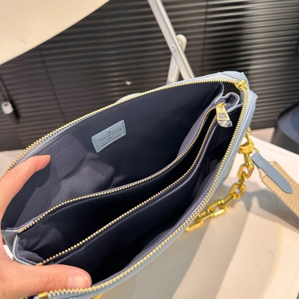 Louis Vuitton Coussin PM Coussin Bag Blue 36Cm M22953