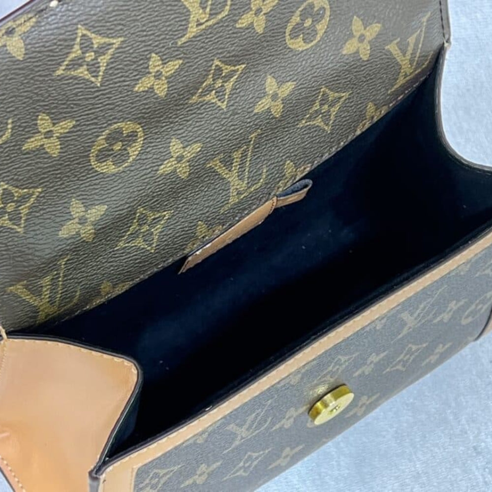 Louis Vuitton Dauphine Capitale Bag Brown 21Cm M46751