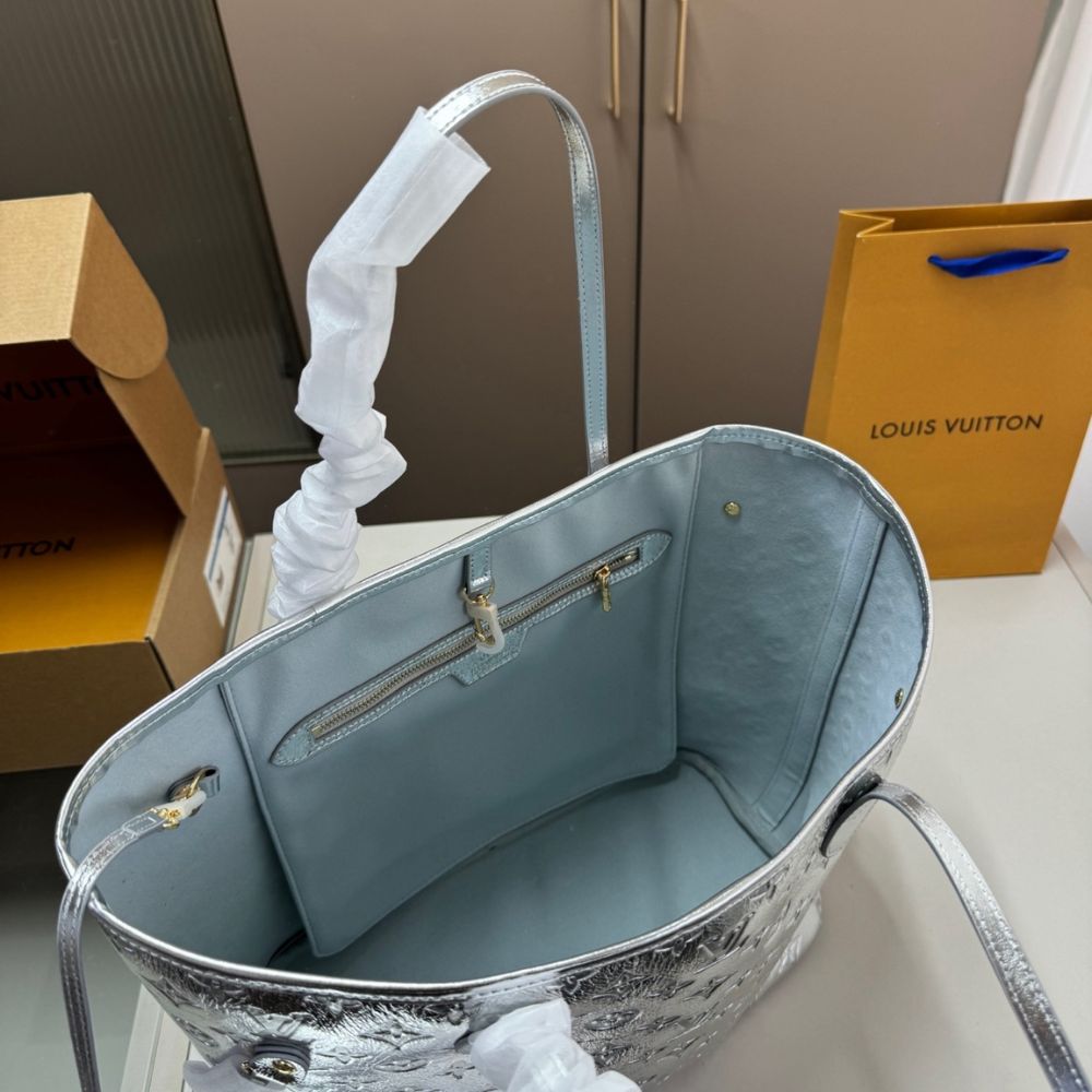 Louis Vuitton Neverfull MM Silver 32Cm