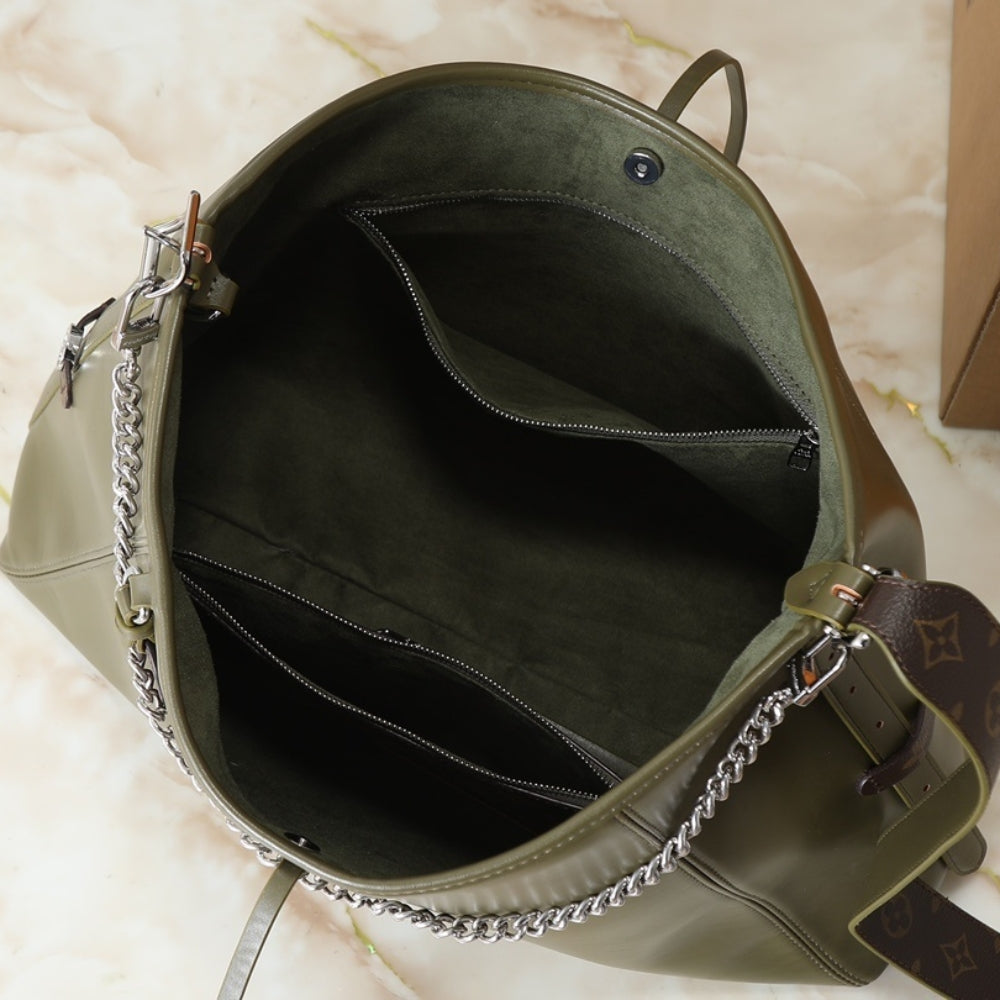 Louis Vuitton Carryall Vibe MM Dark Kaki 39Cm M14268