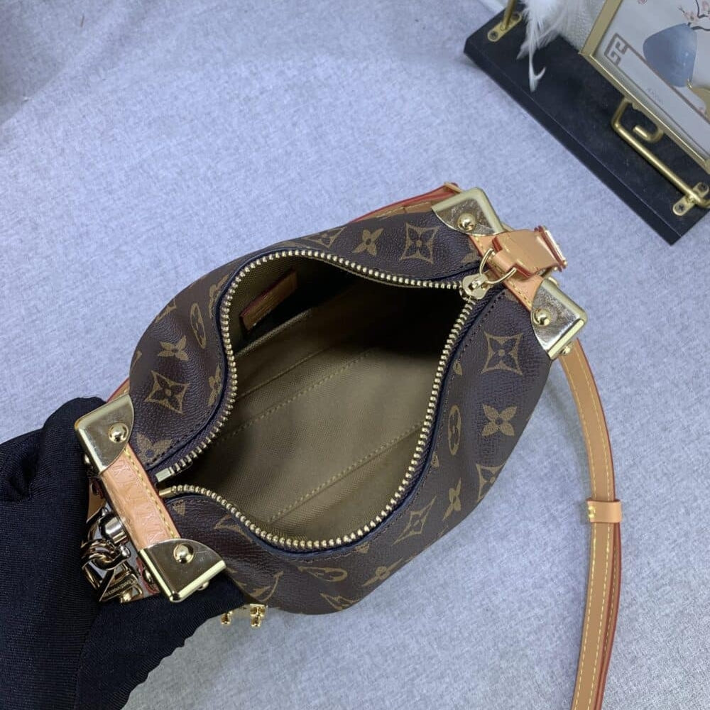 Louis Vuitton Side Trunk Monogram Brown 21Cm M46358