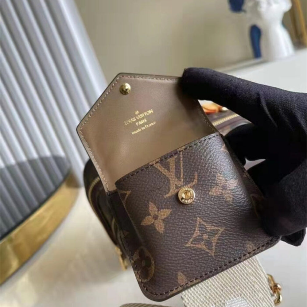 Louis Vuitton Utility Crossbody Bag Brown 18Cm M80446