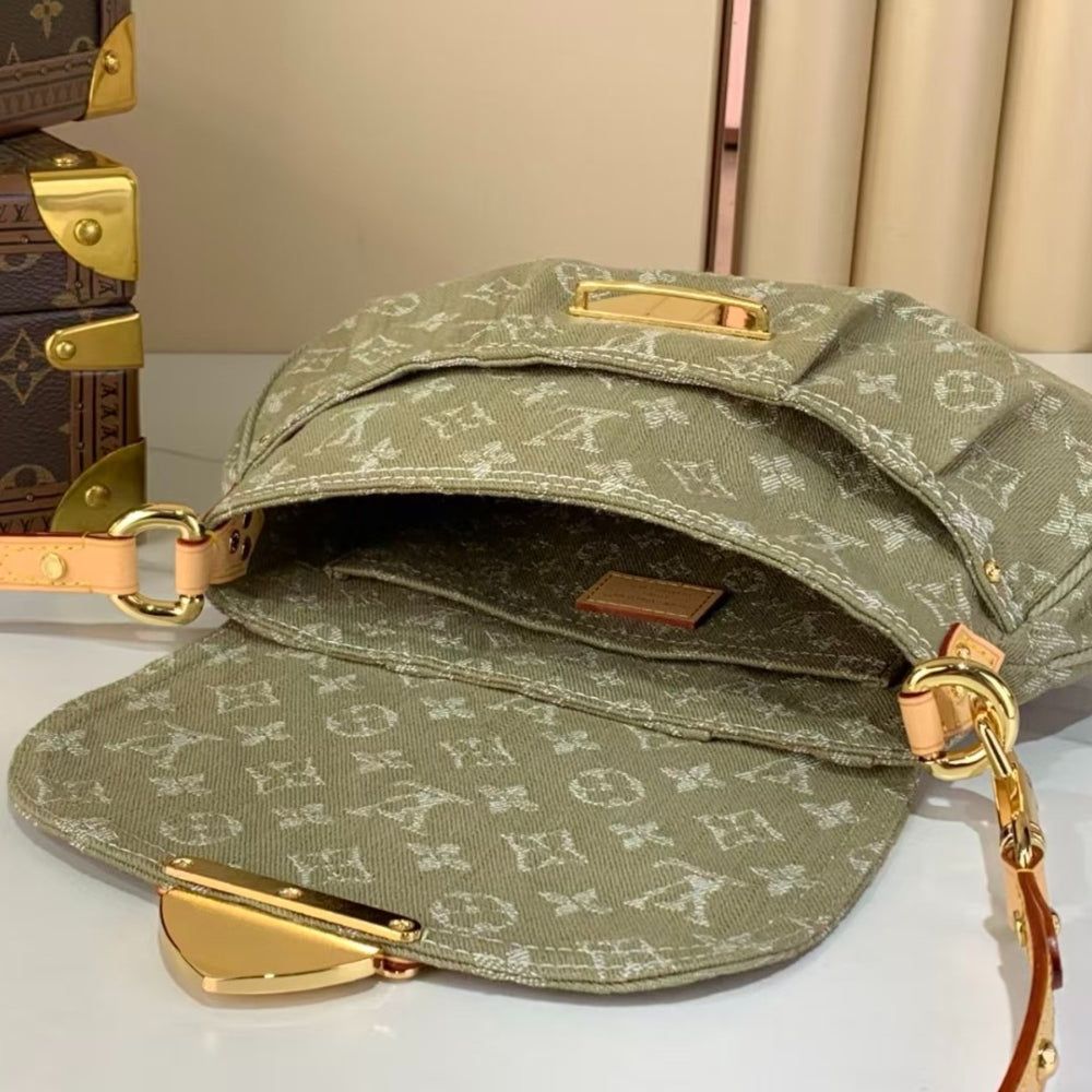 Louis Vuitton Sunset Khaki Denim 27cm M27210