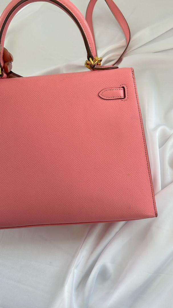 Hermès Kelly Epsom 25 Bag with gold-tone hardware