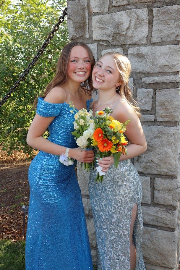 Gorgeous Mermaid Spaghetti Straps Sequin Slit Long Prom Dress,Party Dress,Evening Dress GG2402