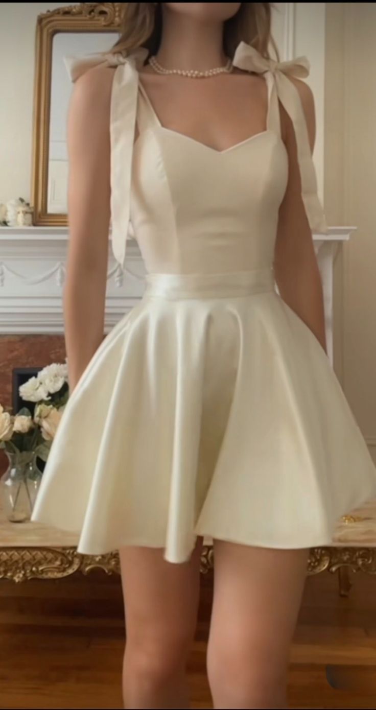Cute A Line Spaghetti Straps Satin Short Prom Dress,Homecoming Dress,Birthday Dress GG3288