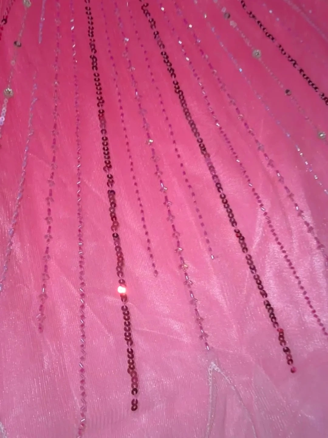 Playful Halter Neck Gradient Pink Prom Dress Crystals Sequins Tulle Mermaid Evening Dress GG6118