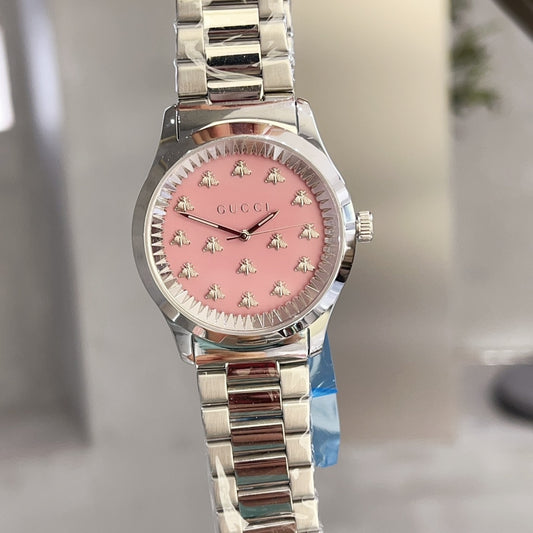 Gucci G Timeless Automatic Pink Dial 38Mm