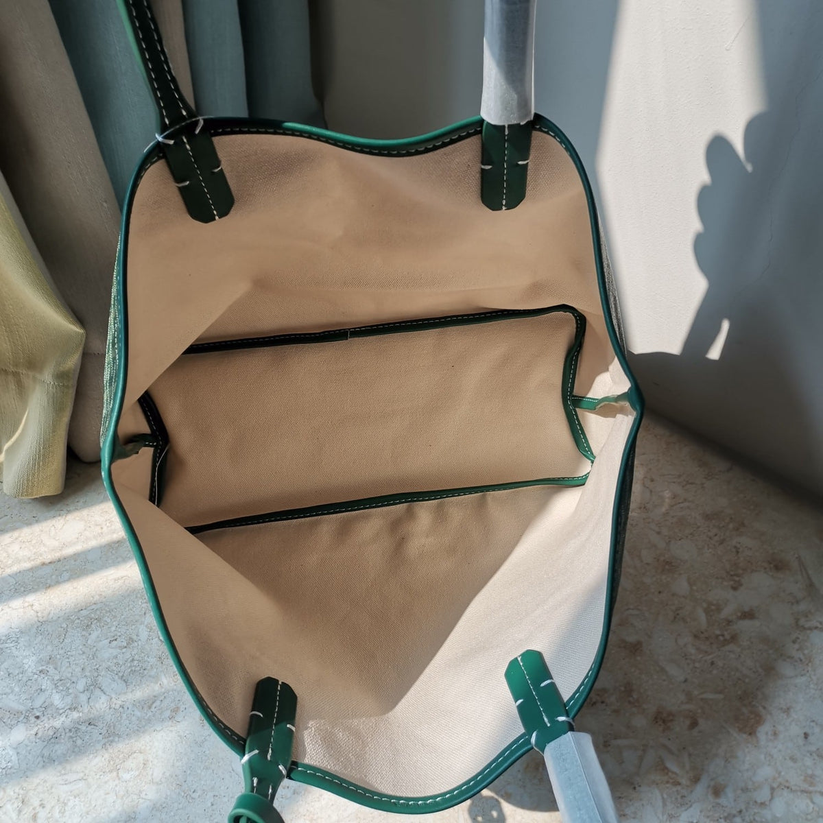 GOYARD ANJOU PM BAG GREEN 45CM ANJOUSPMLCG09TY09P
