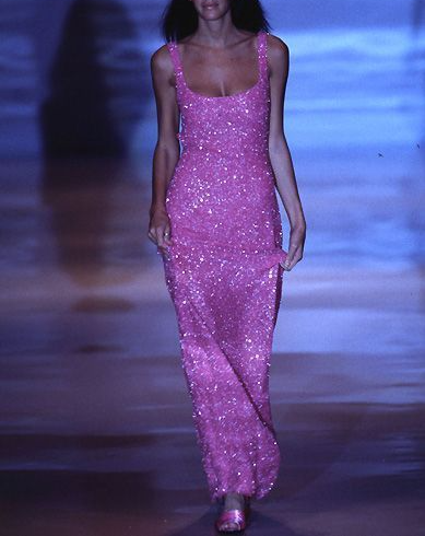 Sparkly Pink Sequin Long Party Dress Formal Birthday Prom Dress Evening Gown