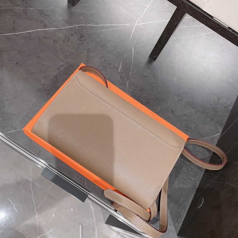 Hermes Constance To Go Epsom Etoupe 21Cm