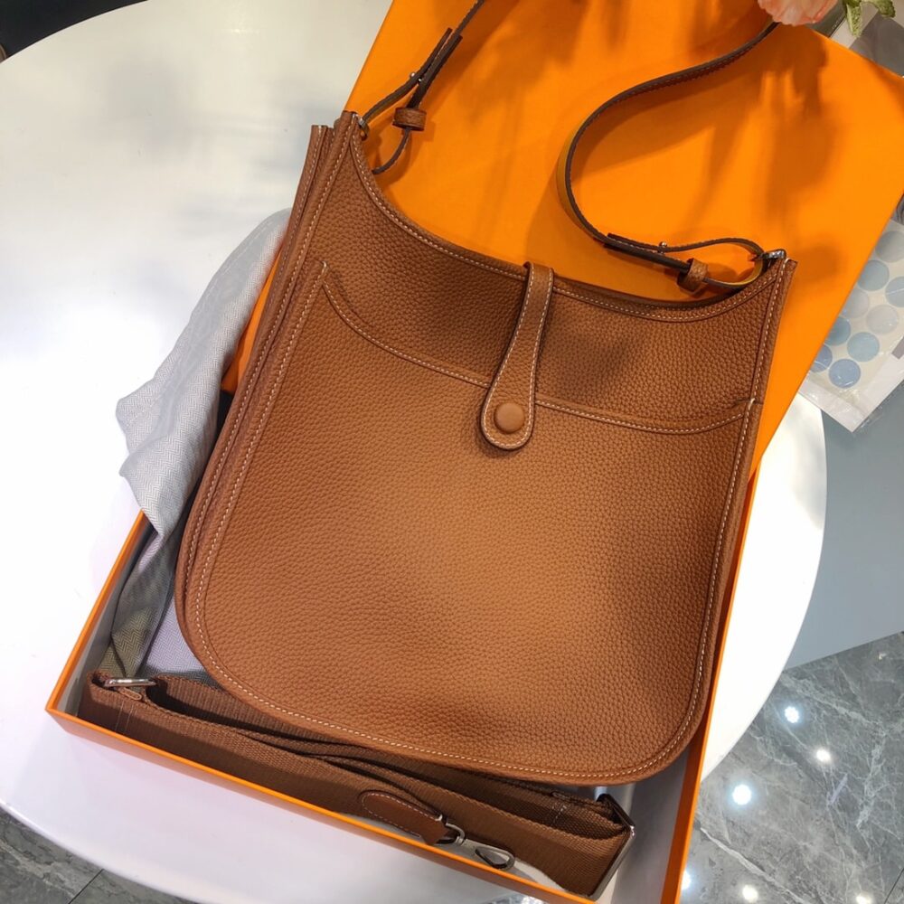 Hermes Evelyne 29 Clemence Brown 25cm