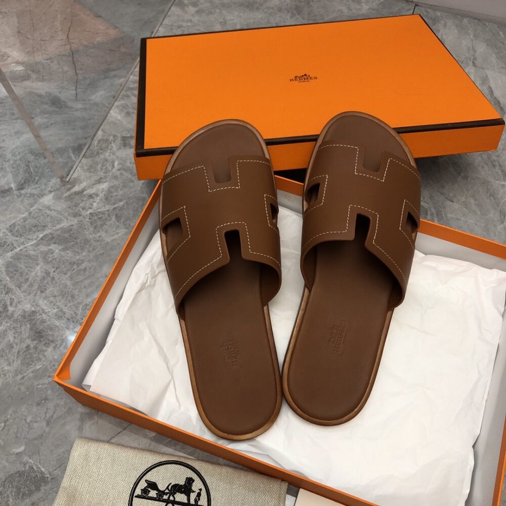 Hermes Izmir Sandal Brown H221826ZHA3415