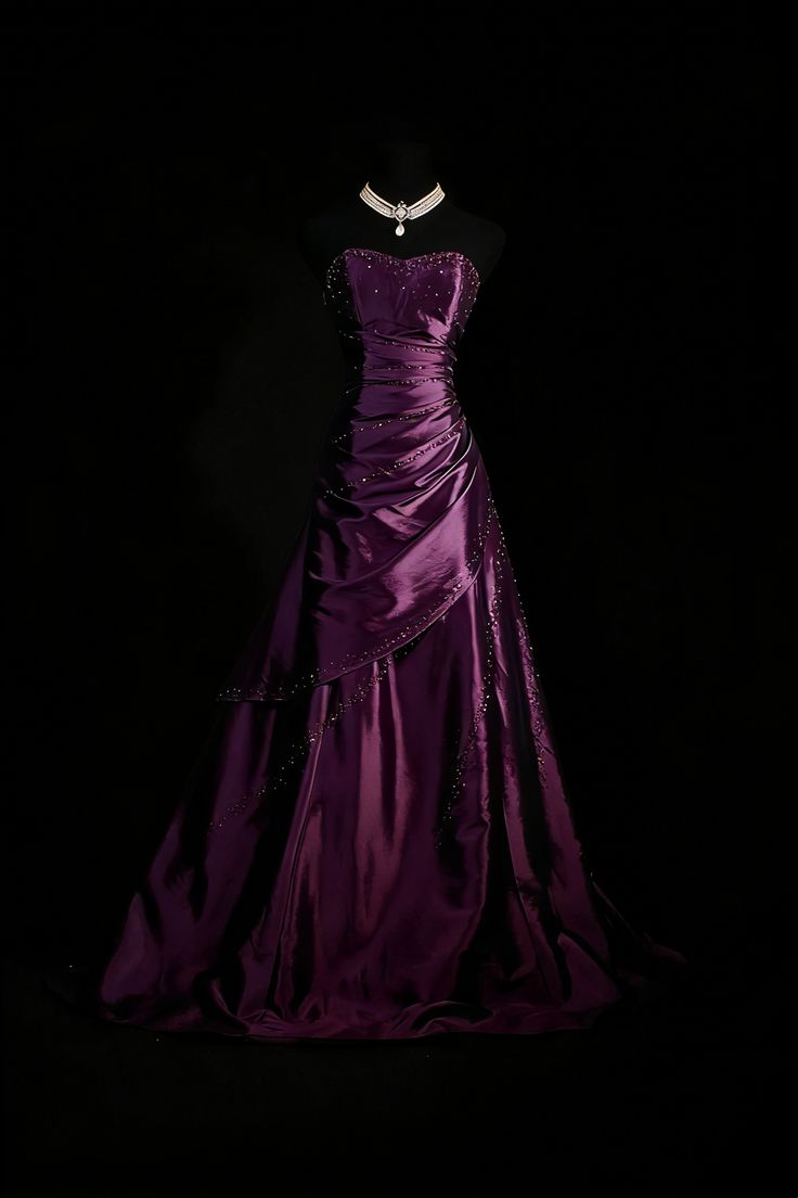 Retro Sweetheart Neck Fuchsia Satin Beaded Mermaid Long Birthday Dress Formal Evening Dress SP1728