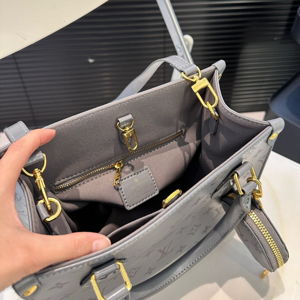 Louis Vuitton Onthego PM Trianon Grey 25Cm M12465