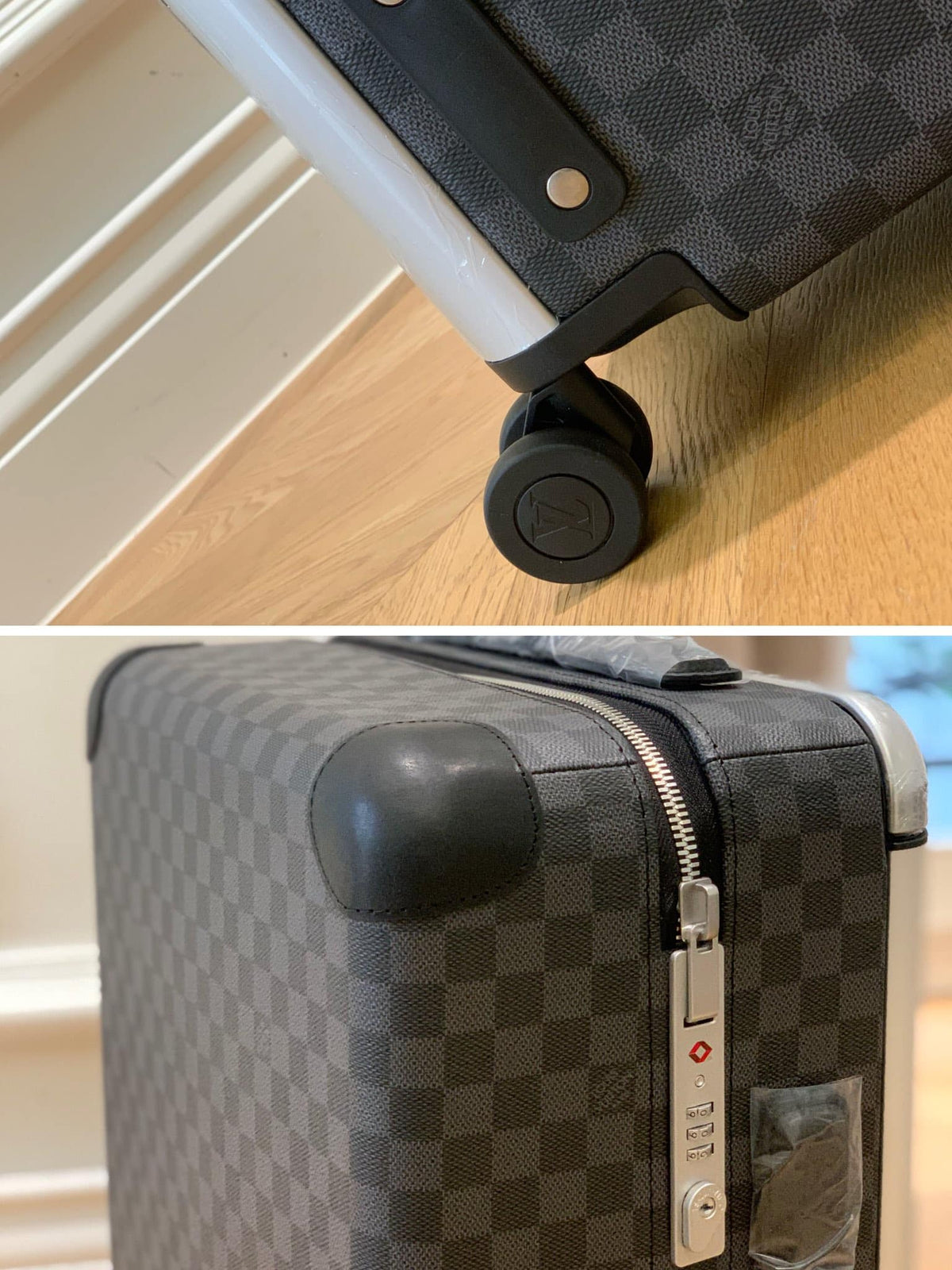 Louis Vuitton Horizon 55 Suitcase Damier Graphite Canvas Black 55Cm N23209