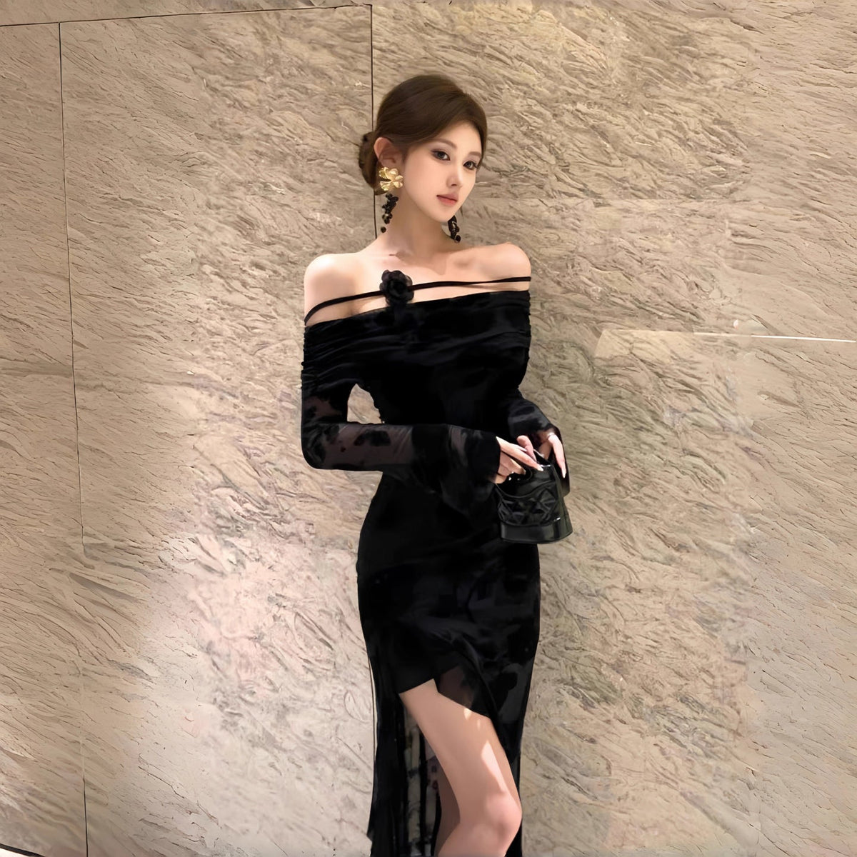 New women's dress 12053