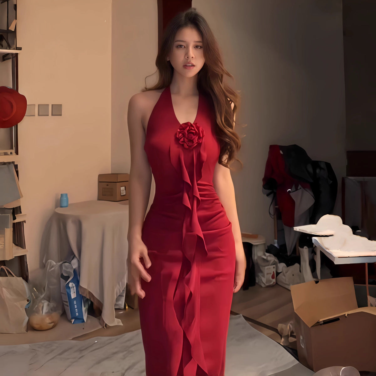 New women's dress 12078