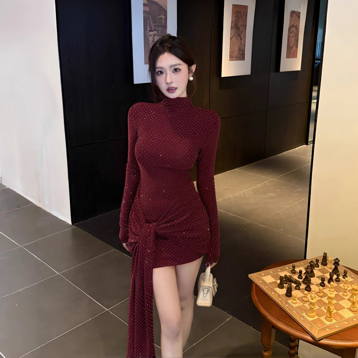 New women's dress 12040