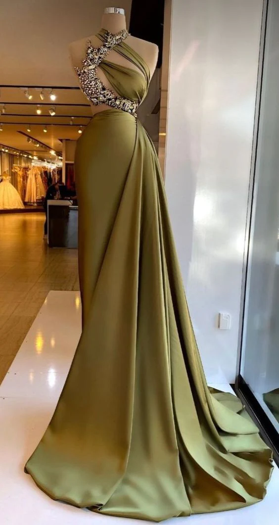 Uniuqe Mermaid Prom Dress ,Chic Long Evening Dress gh2075