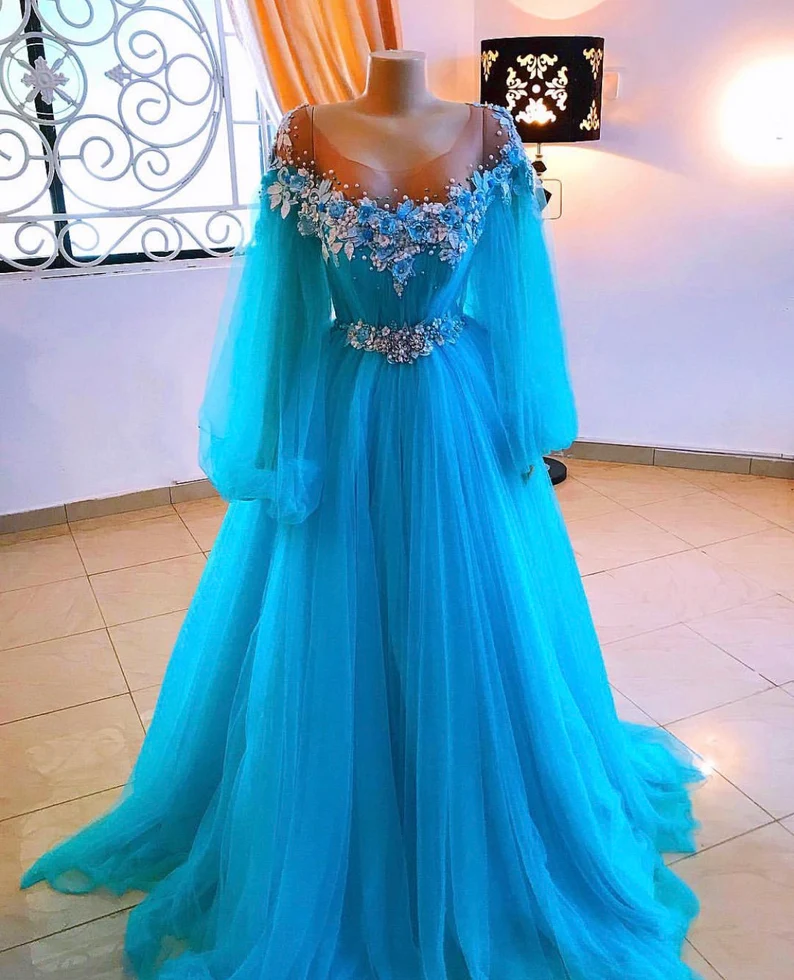 Fluffy Tulle gown Women Long Tulle Dresses Photo shoot Beach Birthday Party bridal gown