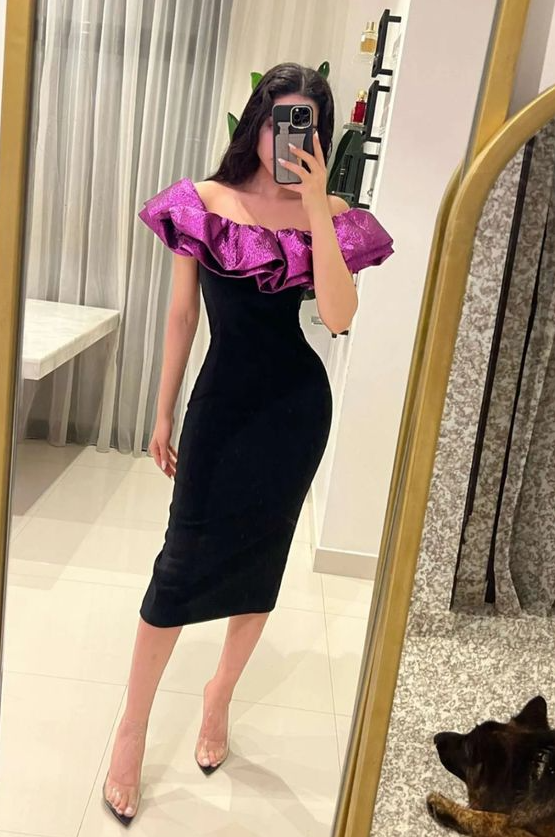 Sheath Party Dress Lady Fashion Homecoming Gown
