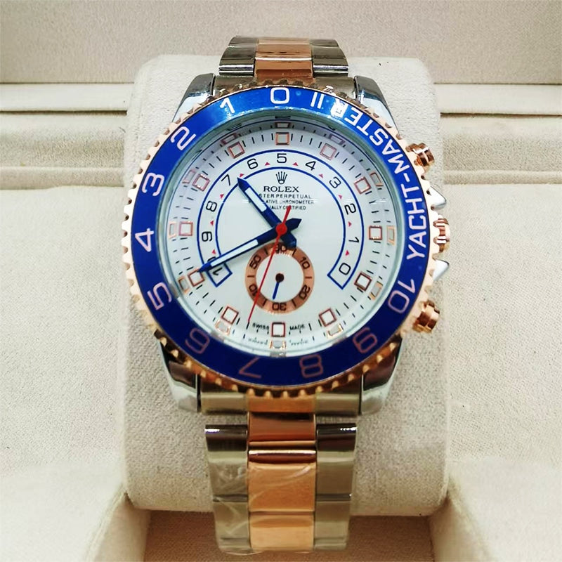 Rolex Oyster Yacht Master Ii 44Mm With Gold And Silver Strap