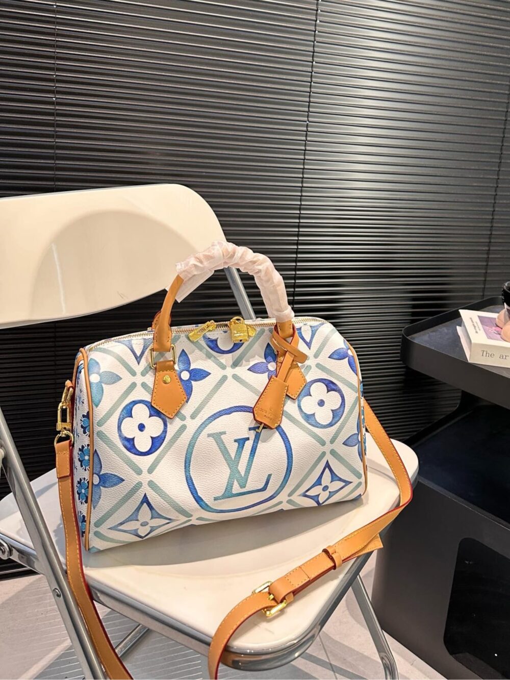 Louis Vuitton Speedy Bandoulière 30 Other Monogram Canvas Lagoon 30Cm M11264