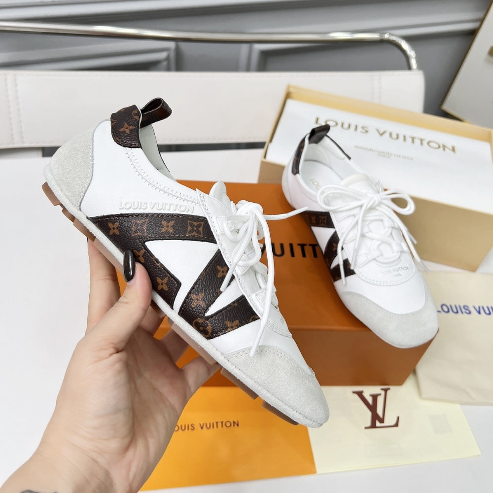Louis Vuitton LV Sneakerina Monogram White 1AHNC6