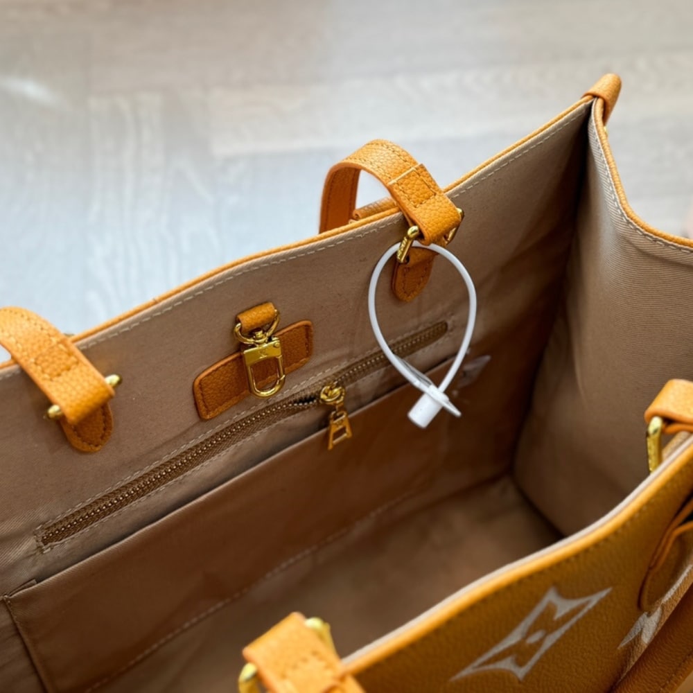 Louis Vuitton Onthego MM Bag Orange 35Cm M45982