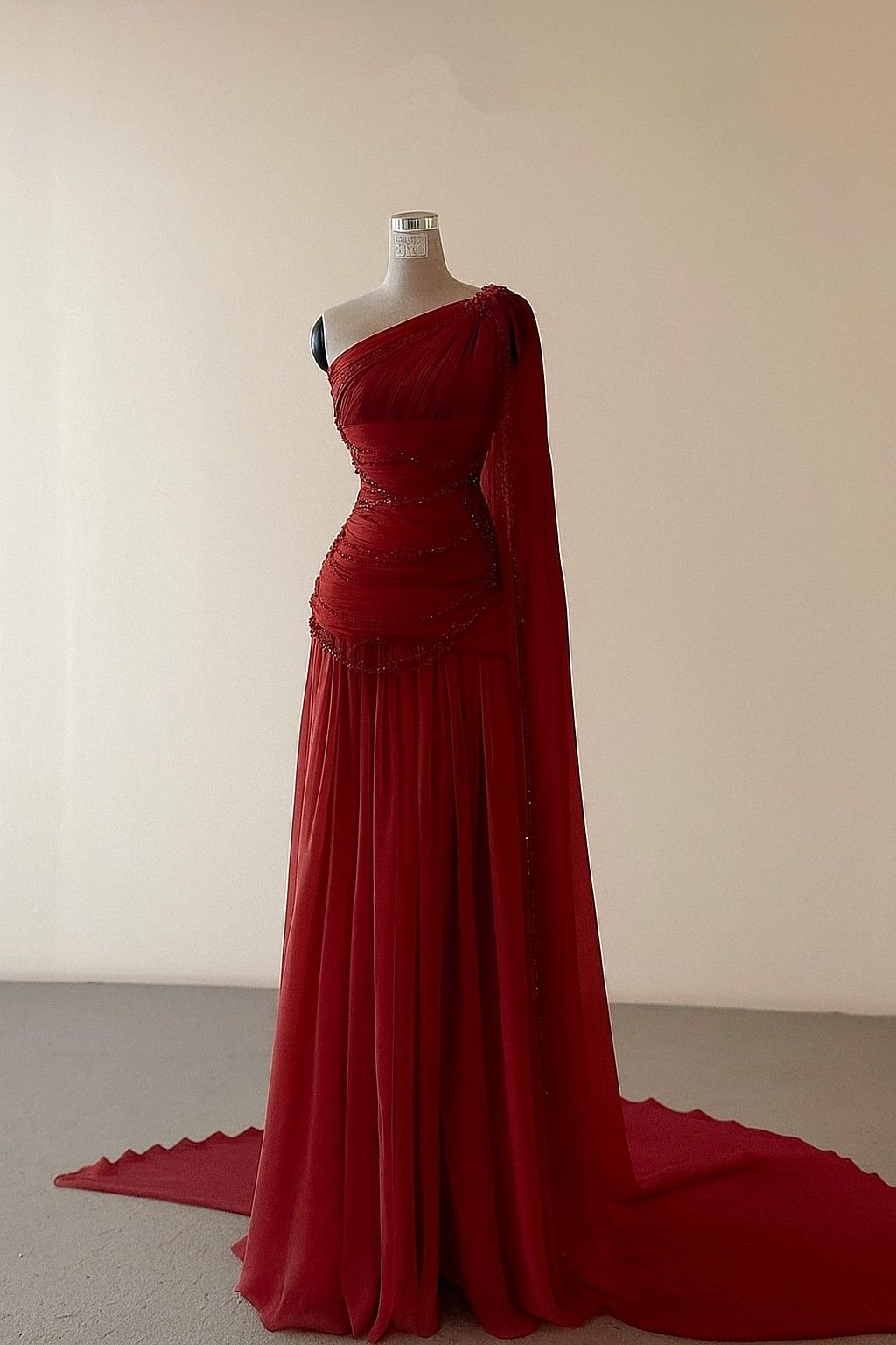 Classy A Line One Shoulder Pink Chiffon Prom Gowns Prom Dresses