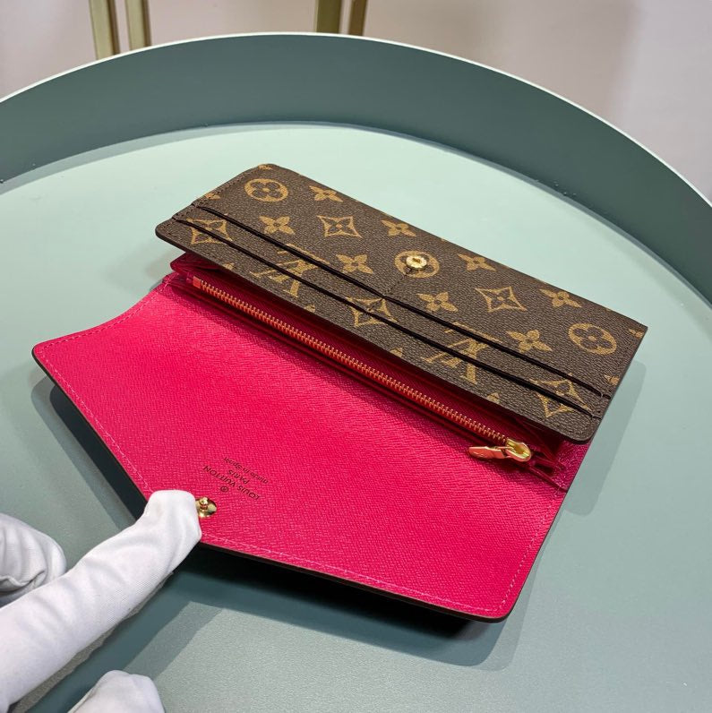 Louis Vuitton Sarah Wallet Fuchsia Pink 19Cm M62234