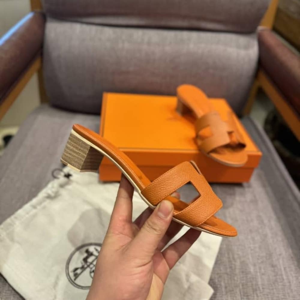 Hermes Oasis Sandals Orange