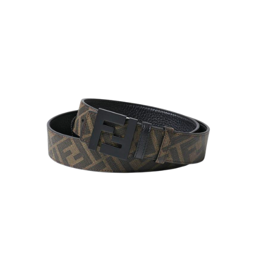 FENDI’S REVERSIBLE FENDI LEATHER BELT BROWN 40MM