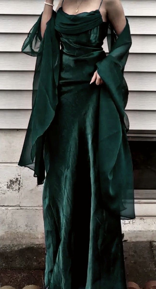 Green Long Prom Dresses, Prom Gown