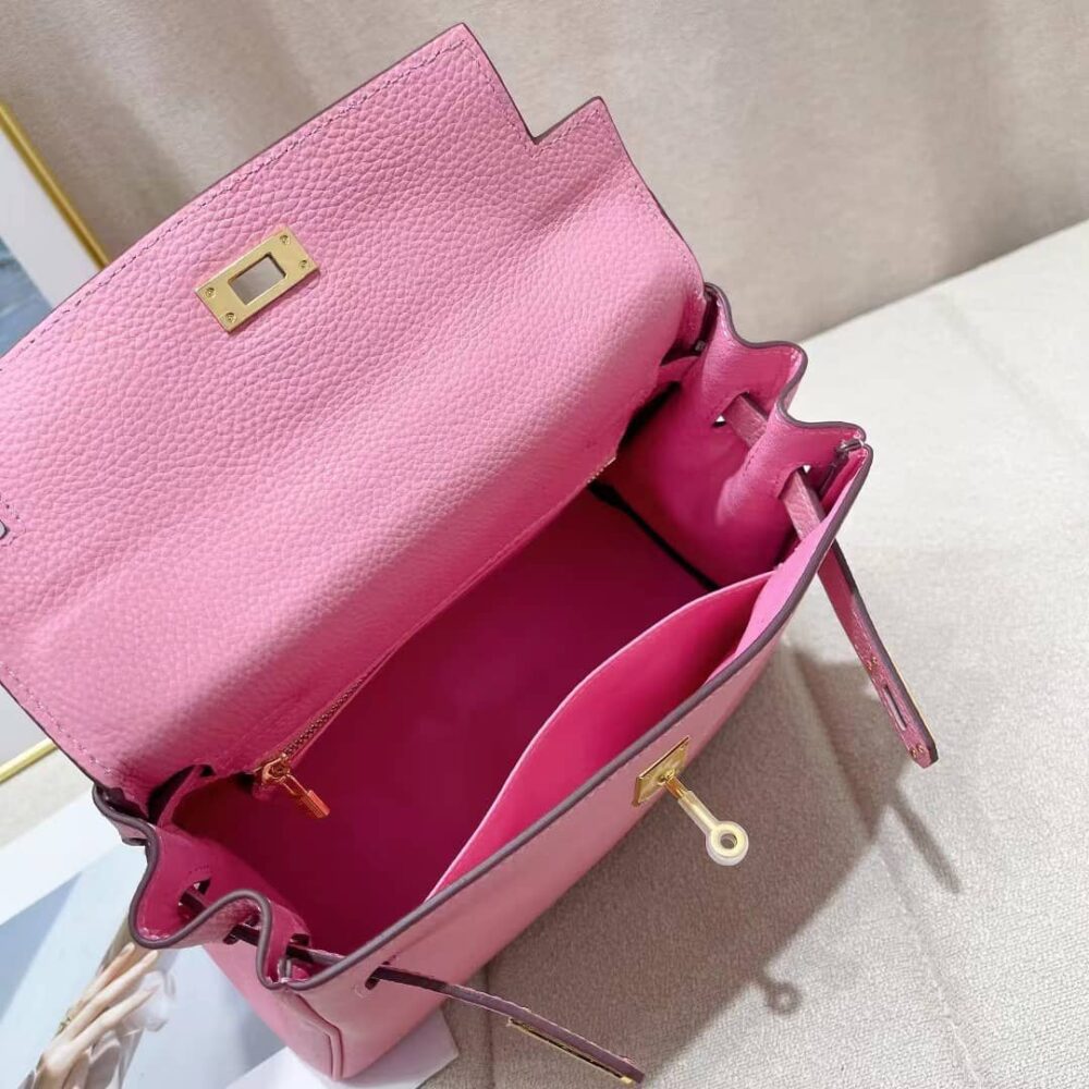 Hermès Kelly 28 Sellier Handbag In Rose 28Cm
