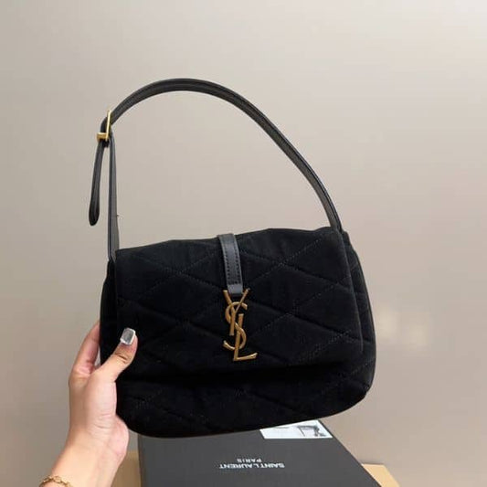 Saint Laurent Le 5 À 7 Hobo Bag Black 27Cm