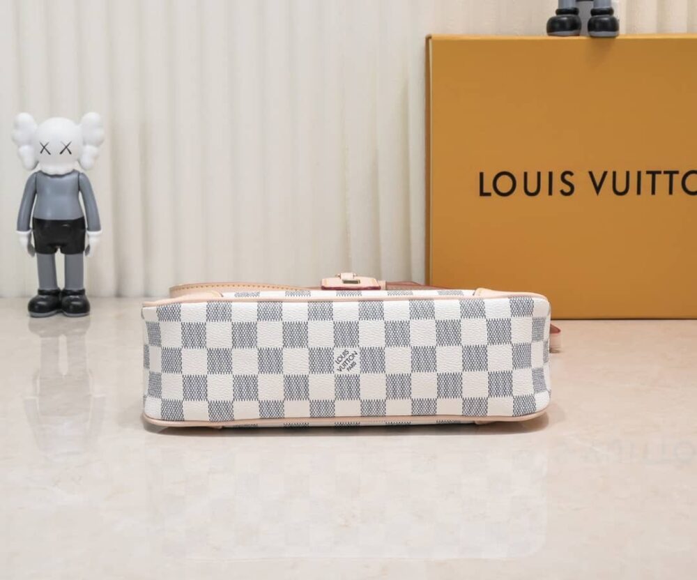 Louis Vuitton Odéon Shoulder Bag Damier Azur 26Cm