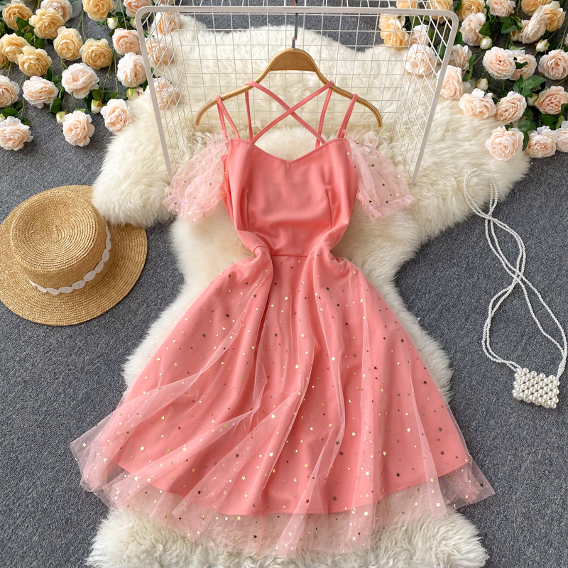 Cute A Line Tulle Short Dress Fashion Dress 10677