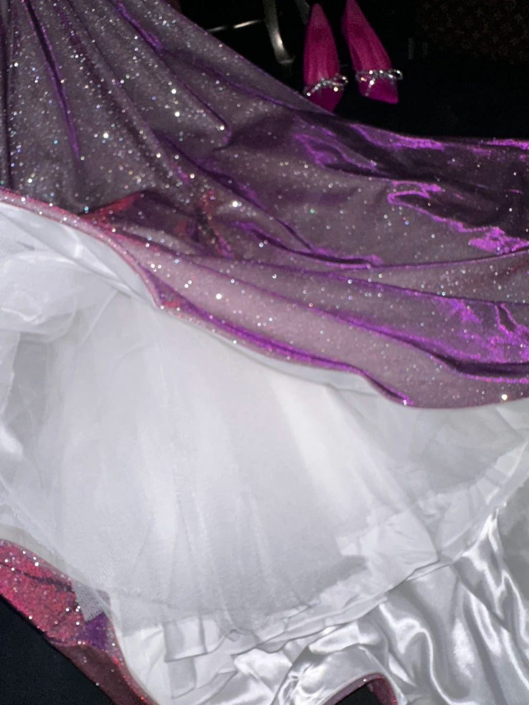 Purple Fashion Gorgeous Shining Elegant Long Fashion Dress gh6645