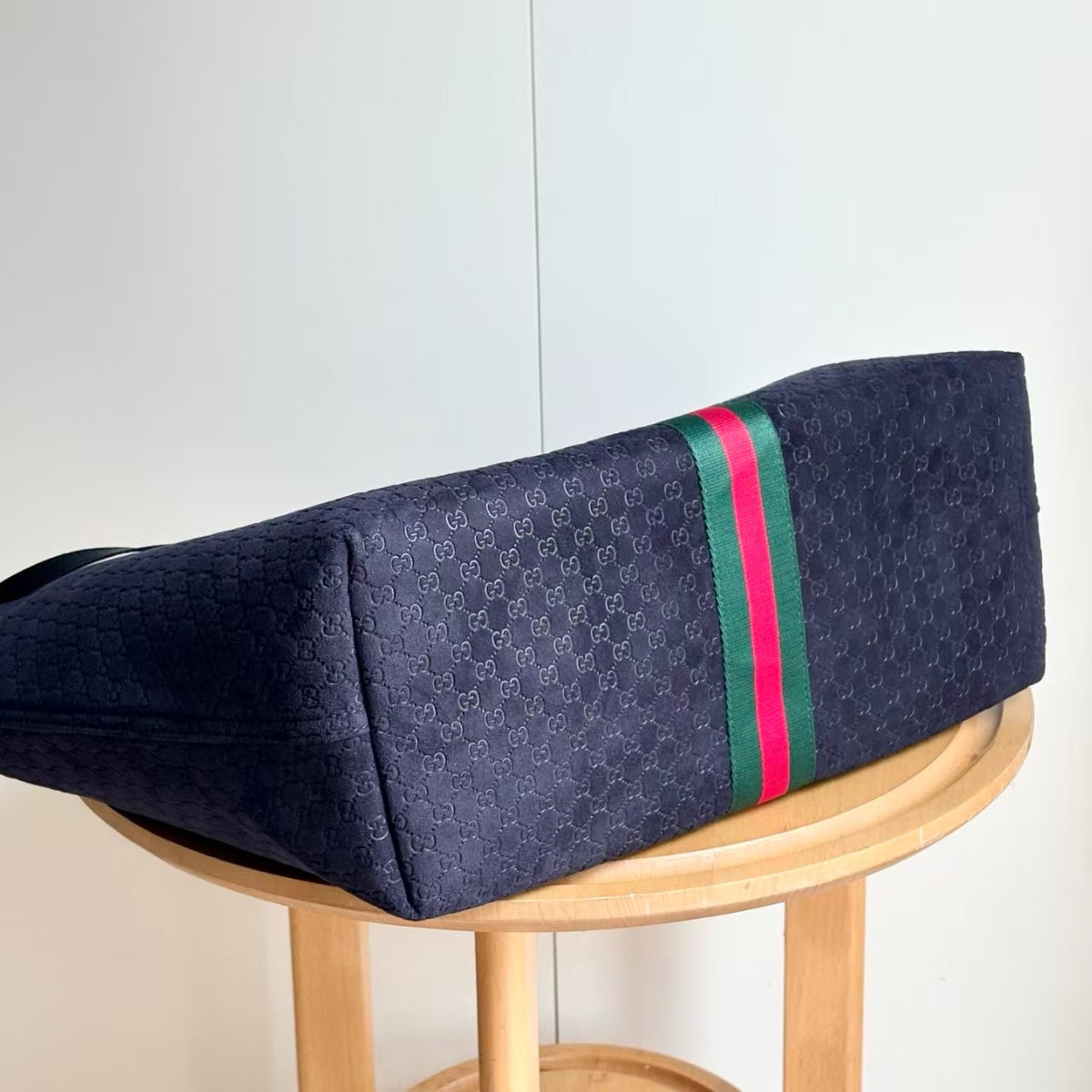 Gucci Giglio Large Tote Bag Dark Blue 60Cm 853971 Caabv 4541