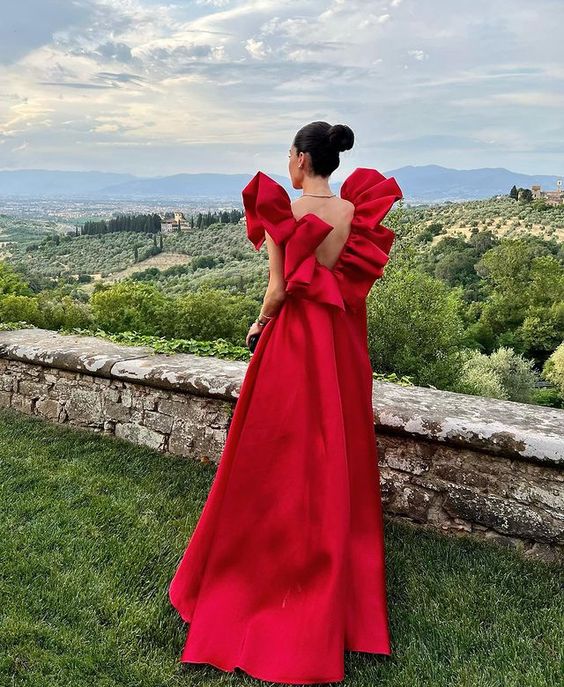 Red Long Prom Dresses, Long Prom Gowns