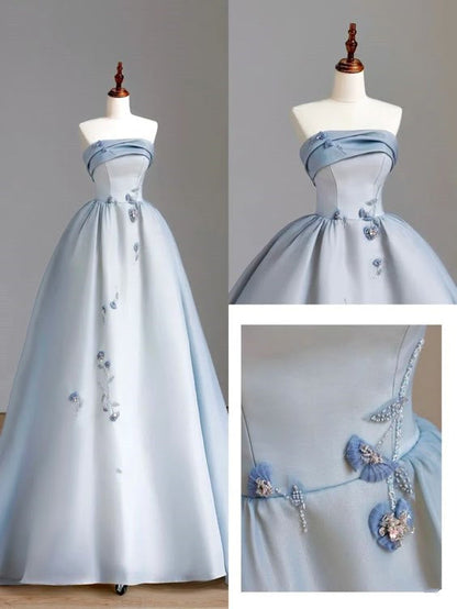 Srapless Evening Dresses Long Formal Gown