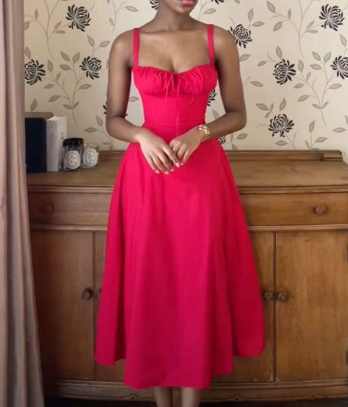 Straps Prom Party Dress Birthday Dress Evening Gown