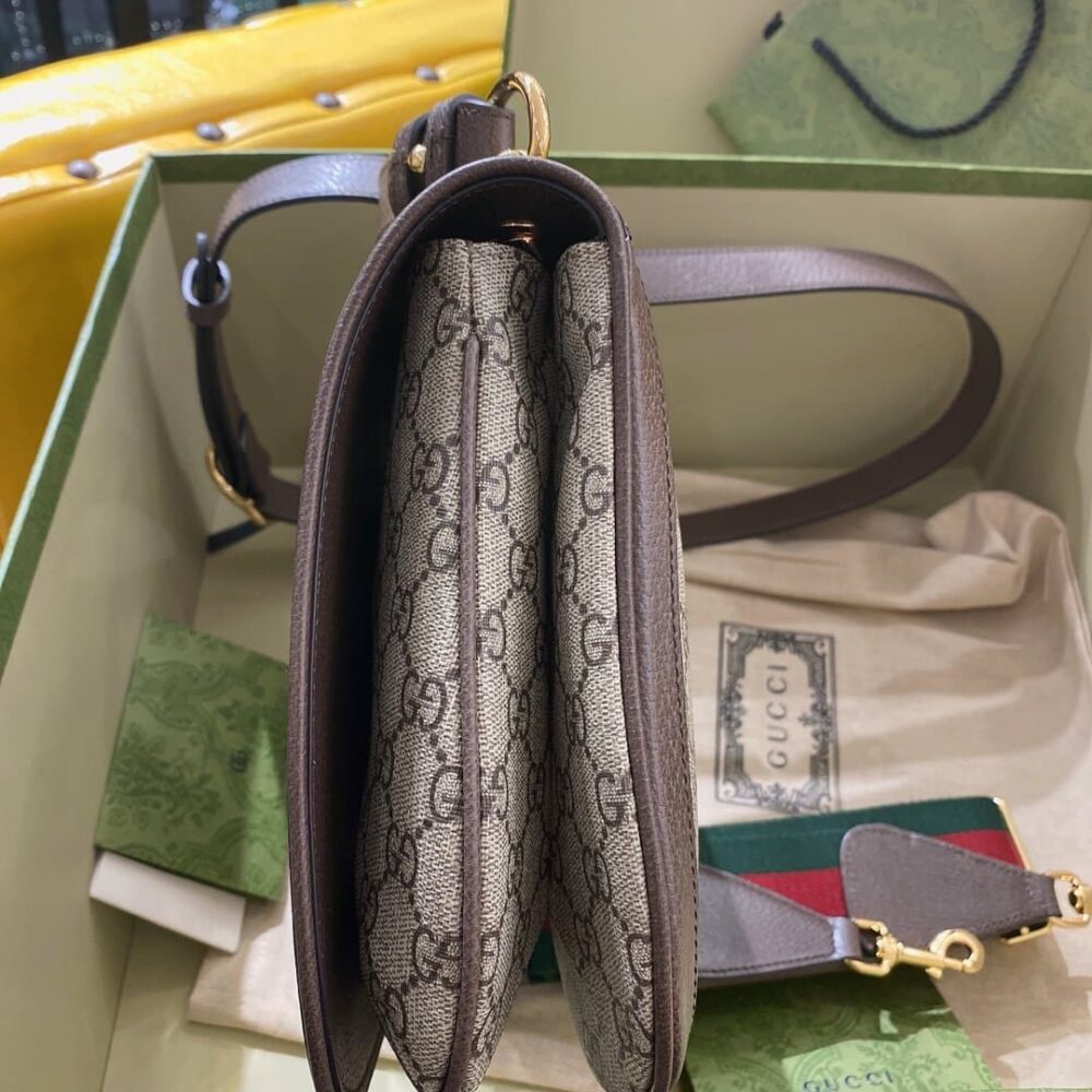 Gucci Blondie Medium Shoulder Bag Beige And Ebony 29Cm 699210 96IWG 8745