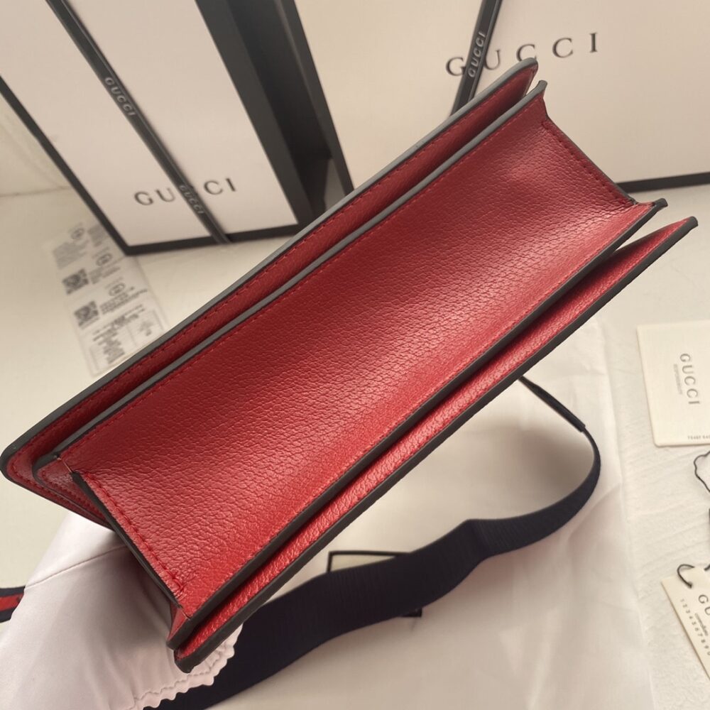 Gucci Queen Margaret GG Small Top Handle Bag Red 25Cm