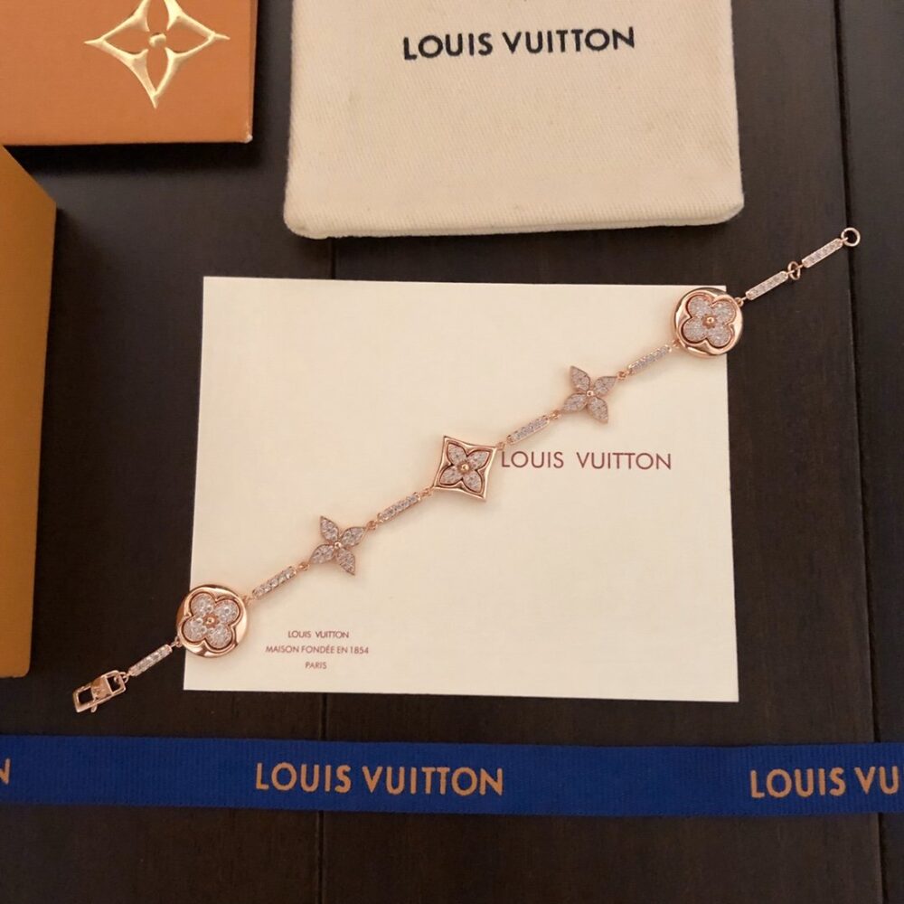 Louis Vuitton Blossom BB Diamond Bracelet In Pink Gold