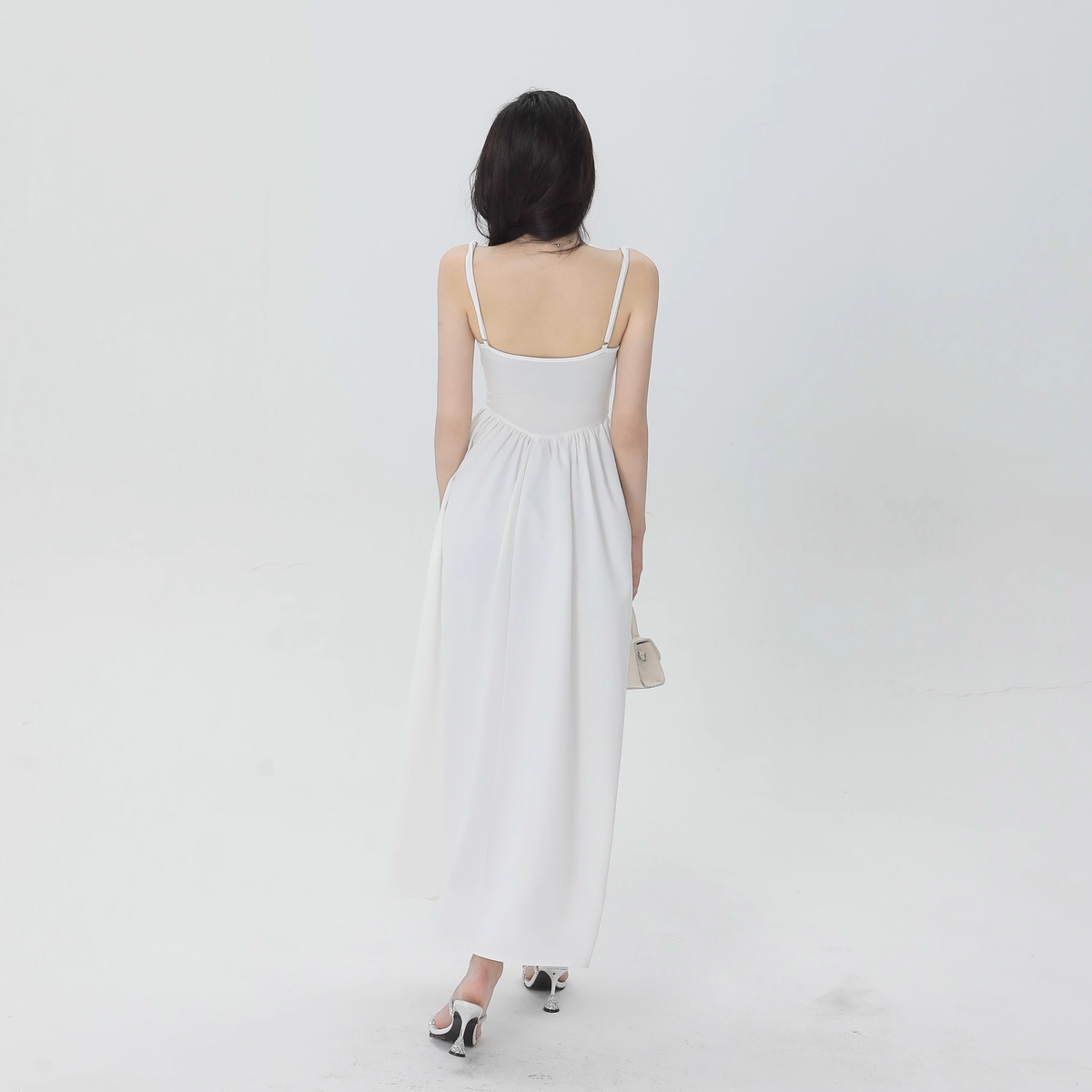 New Fashion Starry Sky Blue Spaghetti Strap Dress Elegant Banquet Dress TP2882
