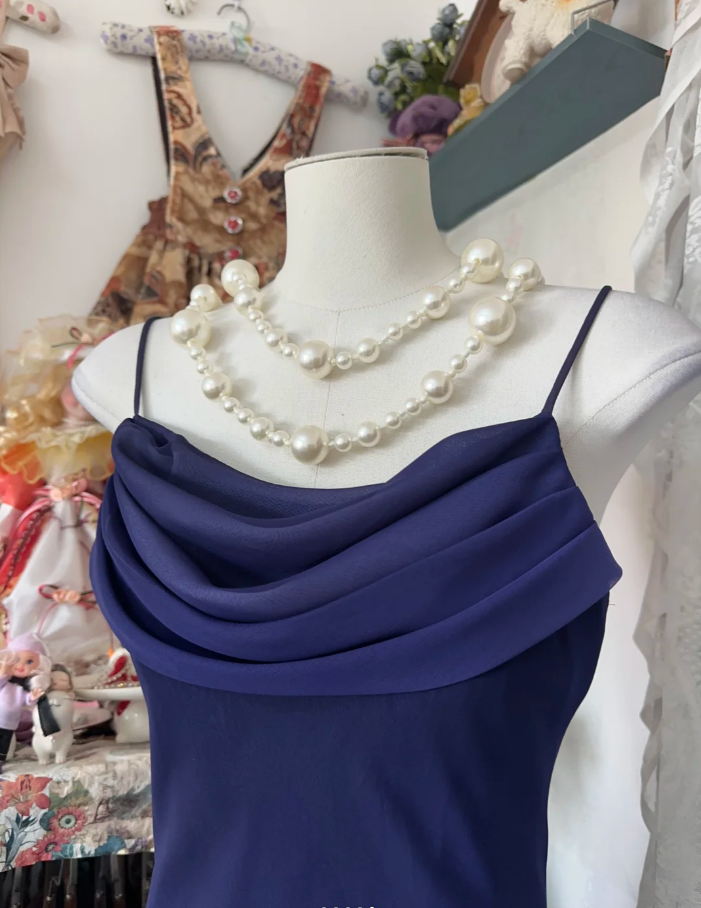 Vintage Spaghetti Straps Ombre Purple Mermaid Long Party Dress Evening Gown
