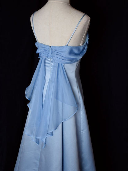Vintage Spaghetti Straps Gown Elegant Prom Dresses